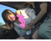 【個撮】ヤバッ!超可愛いけどしゃべってくれないツンデレたまごちゃん!車内フェラ口内発射映像