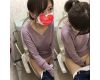 【斜め上45度がベスト】陰毛丸見え一人暮らしの女子大生トイレ