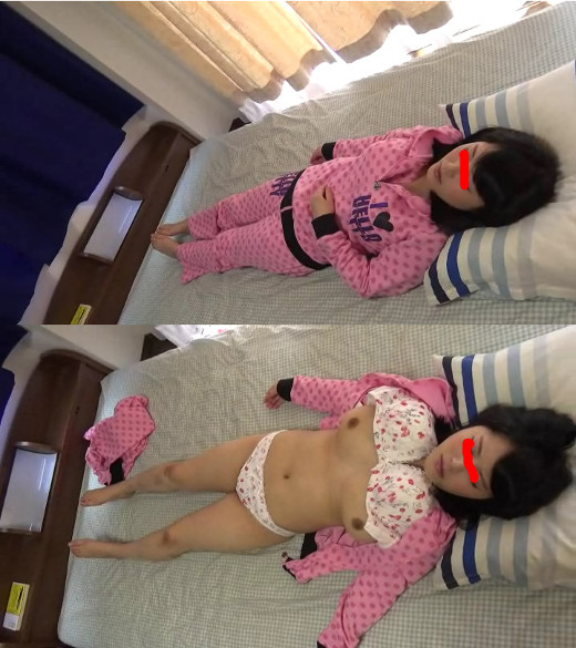 【寝込み】親戚の寝相が良すぎたけど脱がして納得したわ、こんな巨乳じゃ寝返り打てないって
