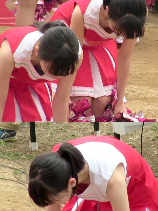 チアダンス！！若さ溢れるチアの胸チラ＆ブラチラ！！美乳や巨乳などさまざま！！317