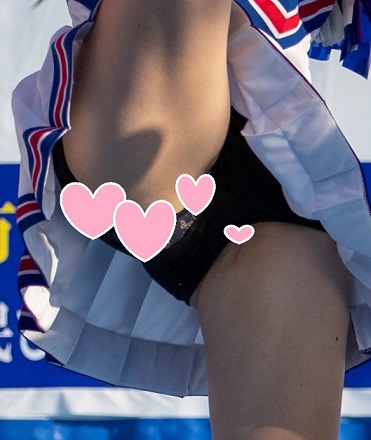 【写真高画質】チア２７　【悲報】黒スパッツだと思ったがよく見たらはみパンしていた件Part.1