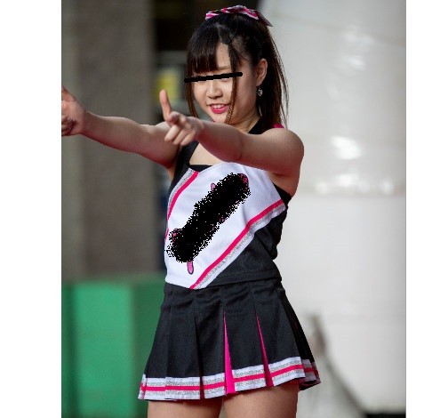 【写真高画質】チア１８　有名ピンスコチームのラインダンス激写！Part.5【JDピンクアンスコ丸出し】