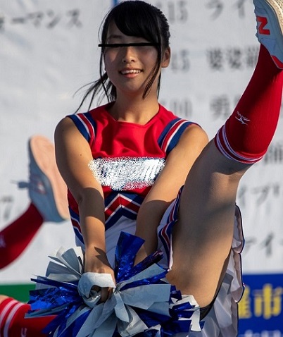 【写真高画質】チア２７　【悲報】黒スパッツだと思ったがよく見たらはみパンしていた件Part.1