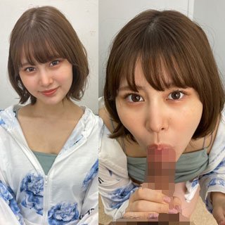 個撮)本当に可愛い！フェラチオアイドル3【ハーフ系美しいフェラ顔に萌え】エロ舌絡ませ絶妙バキュームフェラ【大量口内発射】