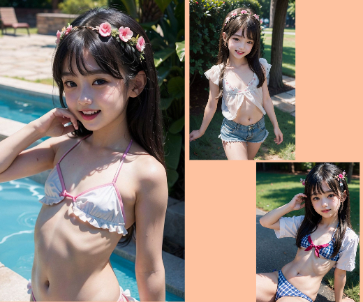 【清純】ちっぱいお嬢様は童顔学生風 Look Book