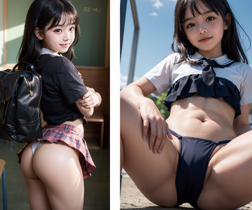 【清純】ちっぱいお嬢様は童顔学生風 Look Book 肆