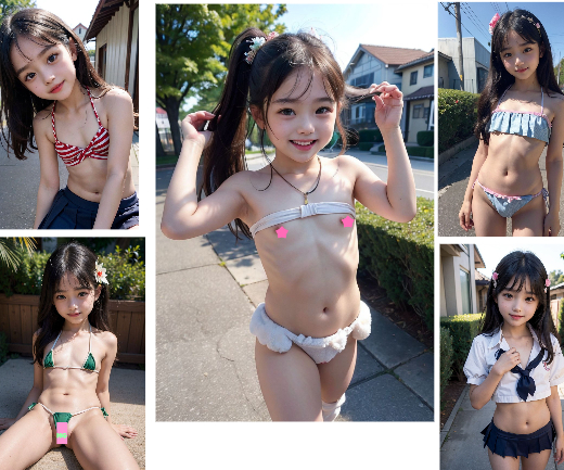 【清純】ちっぱいお嬢様は童顔学生風 Look Book 参