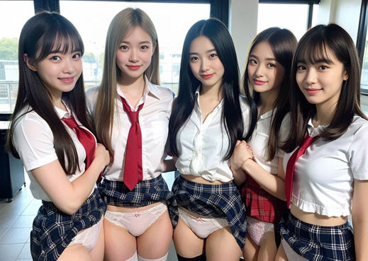 クラスの女子の間で流行っている「みんなでパンツ」