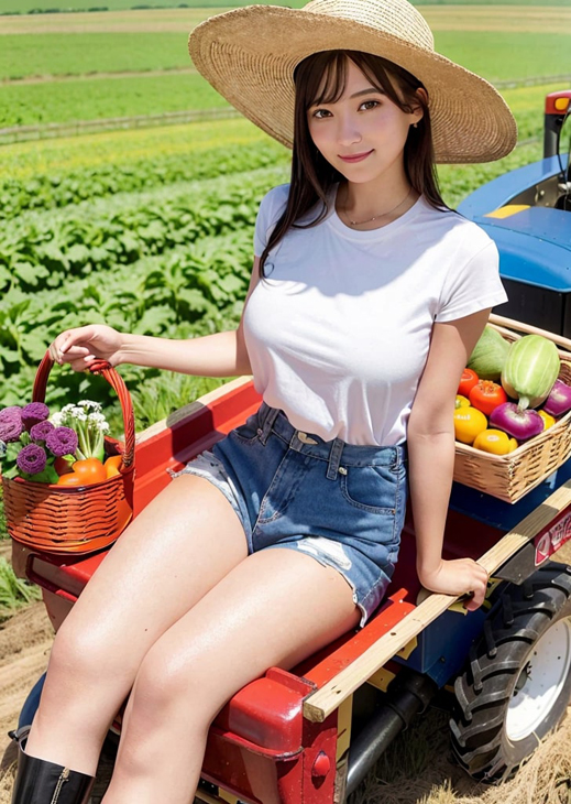 農家の娘でも夏の暑さは苦手