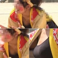 短時間限定販売必見！巨乳で可愛い女の子がおっぱい谷間見せすぎ！01D23-10【高画質動画】