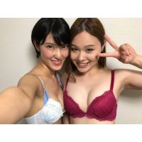 文●区の総合病院勤務の看護師2人とハーレム3P！スケベな顔にザーメンぶっかけww