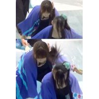 ダンス。タンクトップが緩くてピンク色がチラリ！！普段ガードが固くて見えないものが！！133