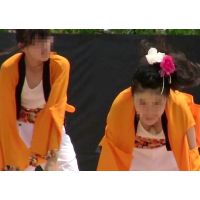 ダンス！！成長中だけど白地の衣装で大胆な踊り！！363