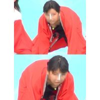 ダンス。タンクトップ！！発育中のノーブラの巨乳が揺れまくりでさらに、、、！！179