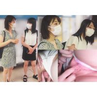 【ダブル痴漢】夏休み女子大生2人組＊車内前後責めで局部くぱぁ＆電マ美尻ケイレン連続接写＊ホテルイラマ口内発射【高画質】