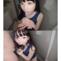 ◆スク水×超かわいい素人童顔萌え萌えフェラ【個人撮影】